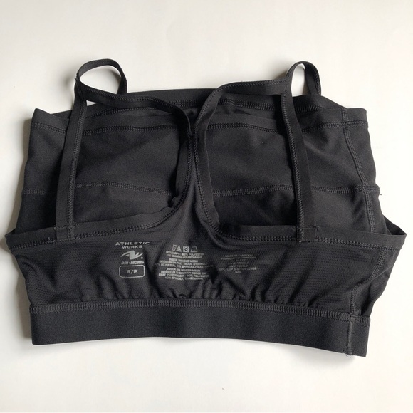 NEW Cami Bralette Racerback Straps Removable Pads Small Black Women NWOT - Picture 7 of 16